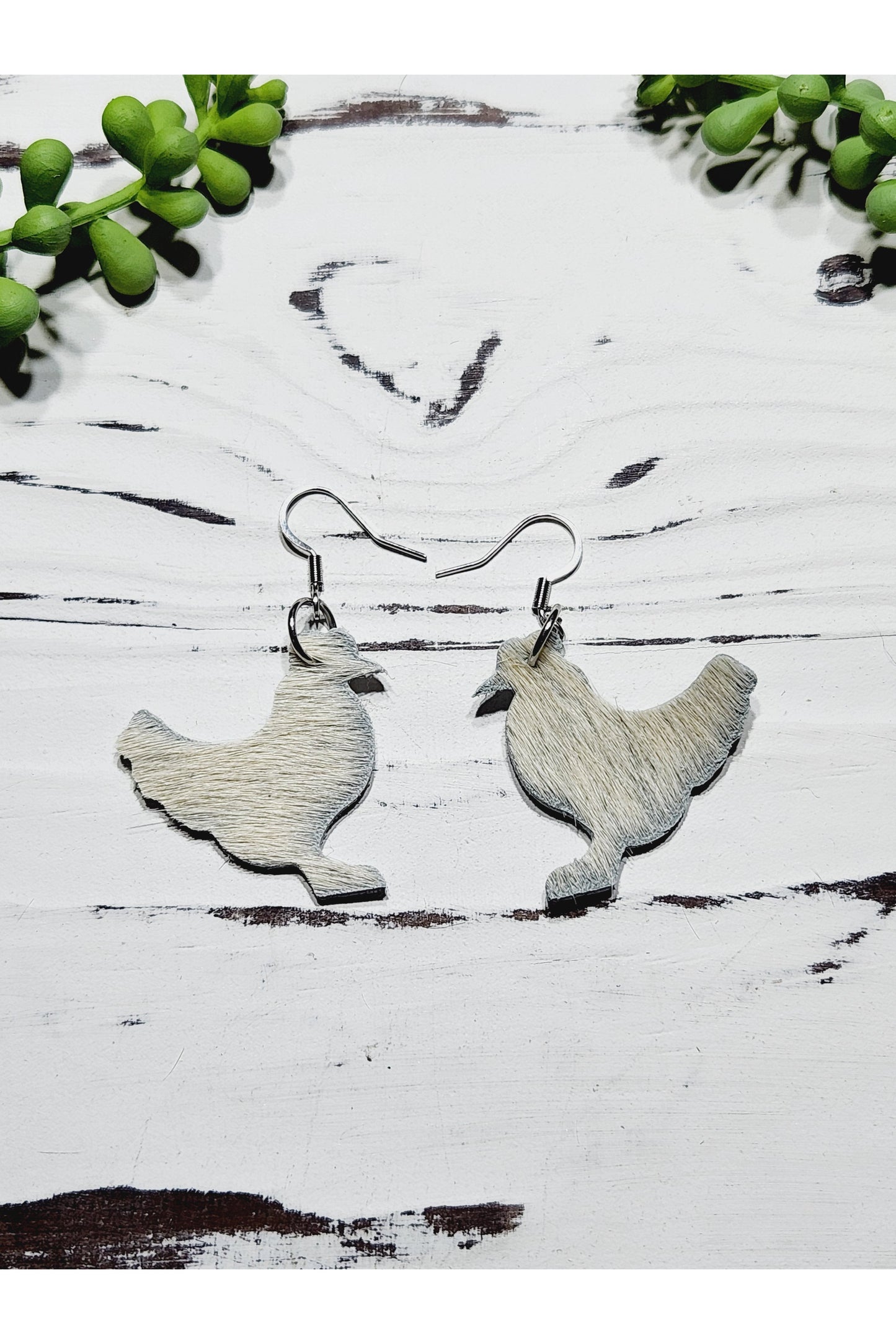 Chicken Earrings