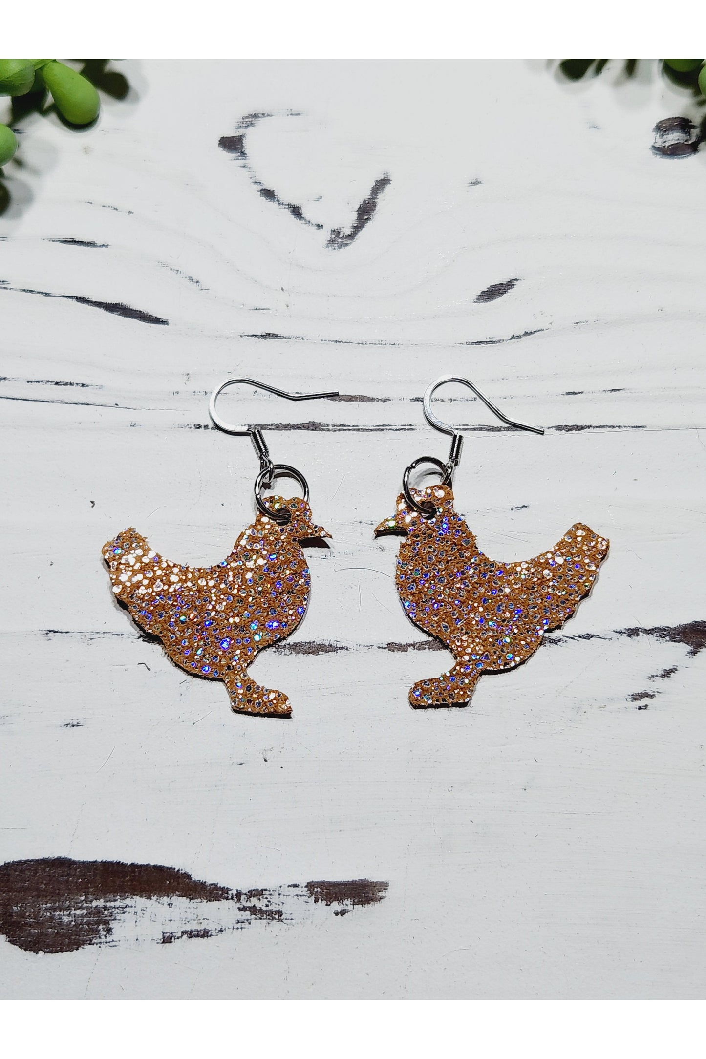 Chicken Earrings