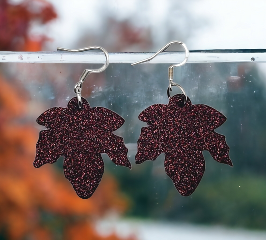 Burgundy Maple Leaves