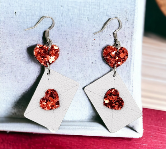 Valentine Envelope Earrings