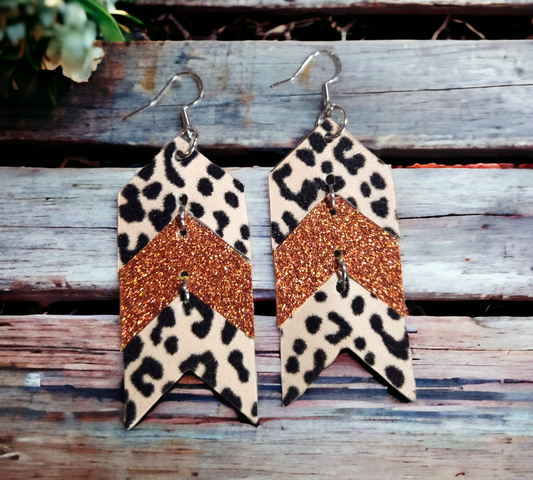 Leopard and Burnt Orange Chevron