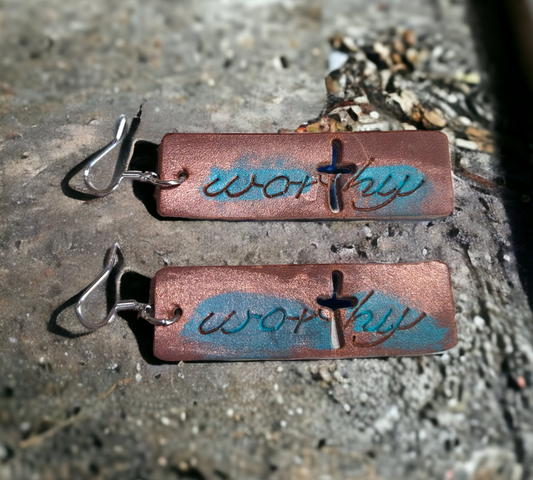 Worthy Embossed Earrings