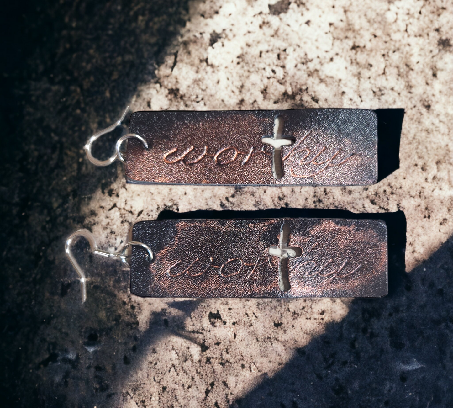 Worthy Embossed Earrings