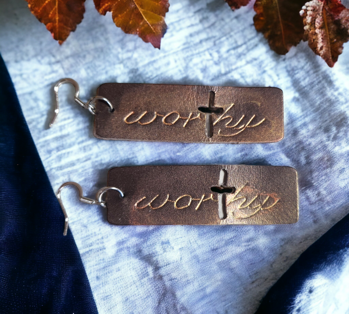 Worthy Embossed Earrings