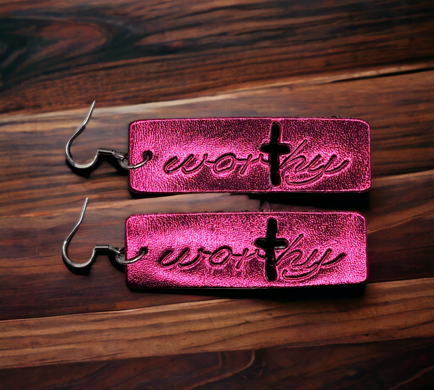 Worthy Embossed Earrings