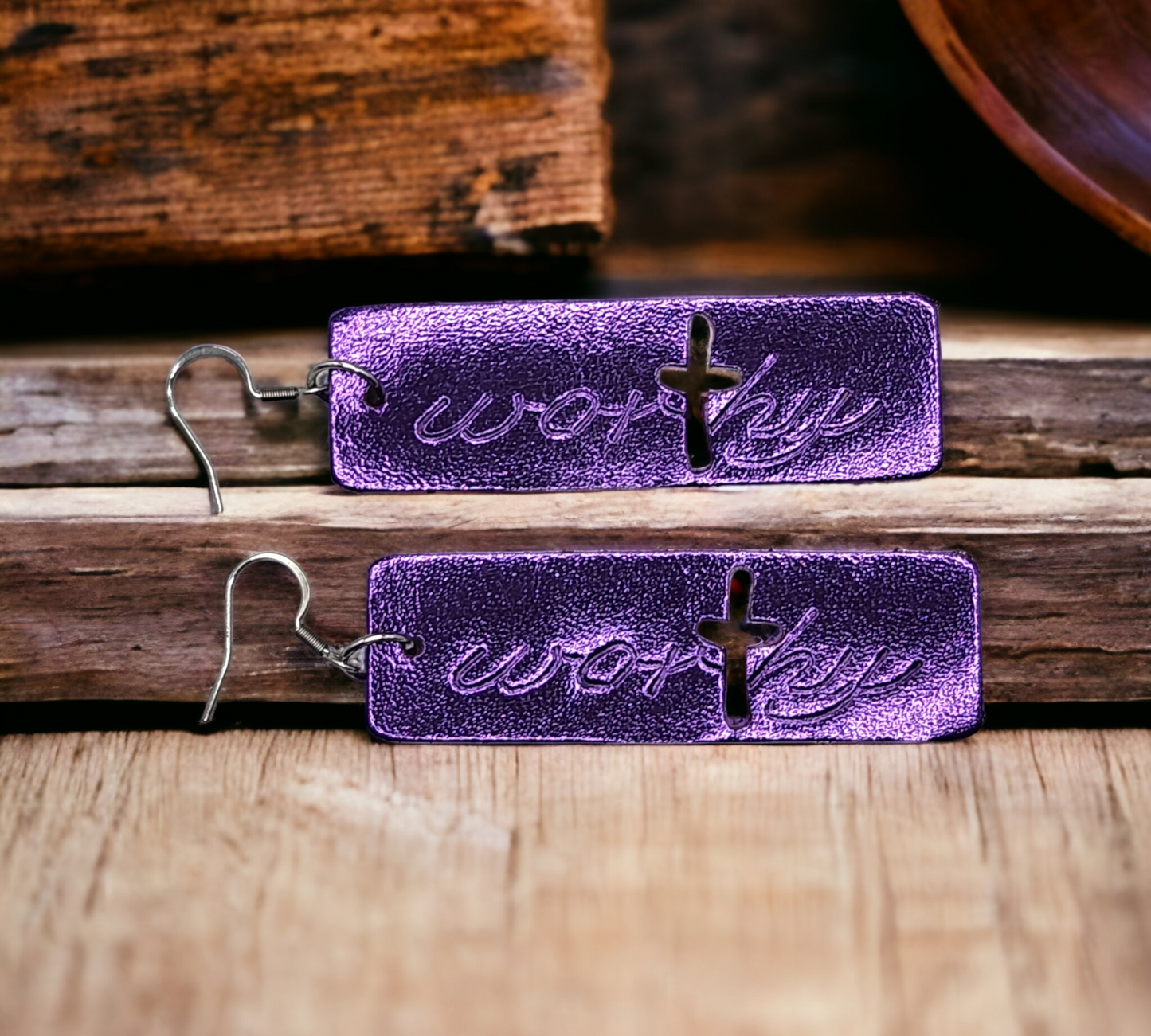 Worthy Embossed Earrings