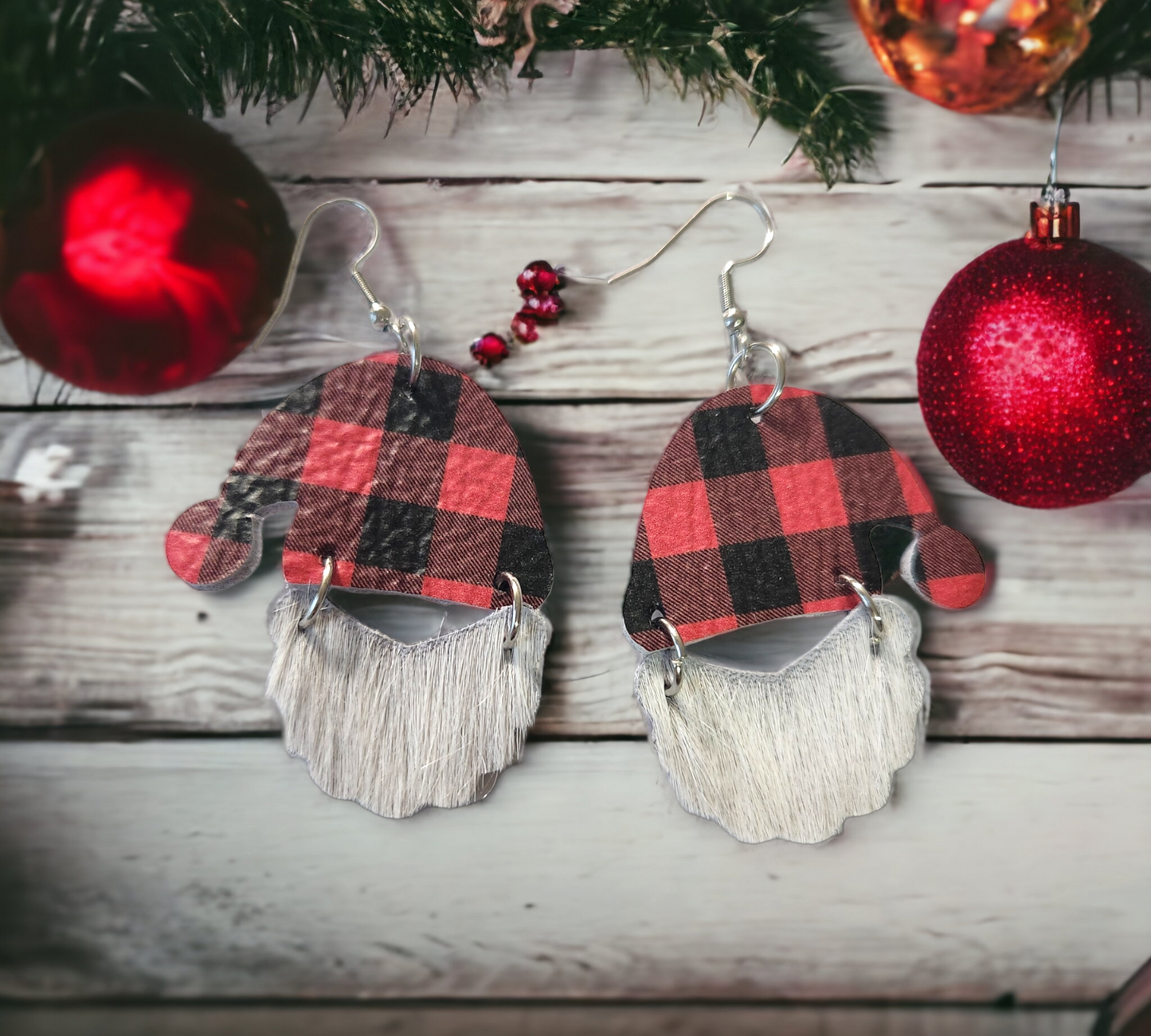 Santa Earrings