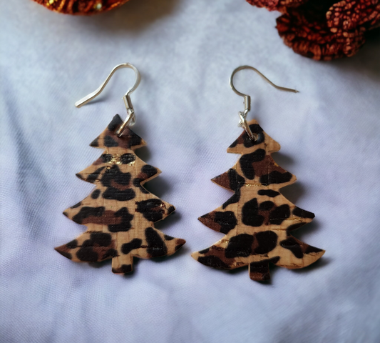 Leopard Christmas Trees
