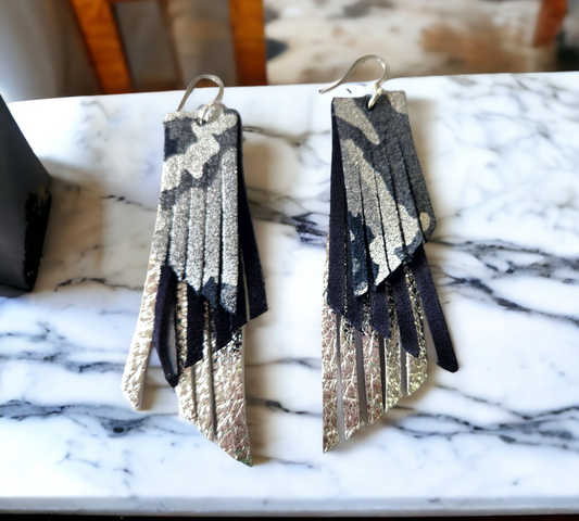 Blue Camo Funky Fringe