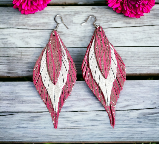 Pink and Silver Rainy Day Gladys