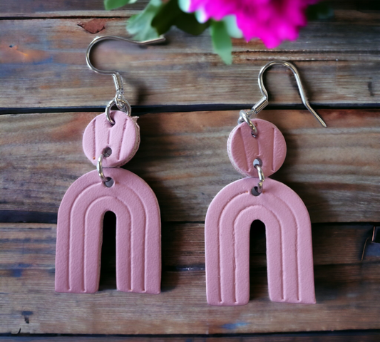 Embossed Arch Earrings