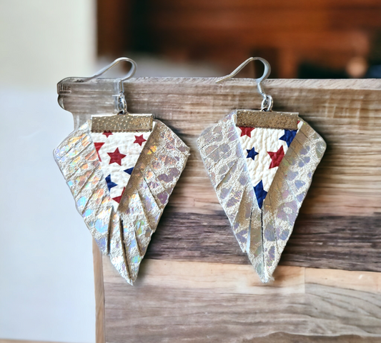 4th of July Boho Earrings