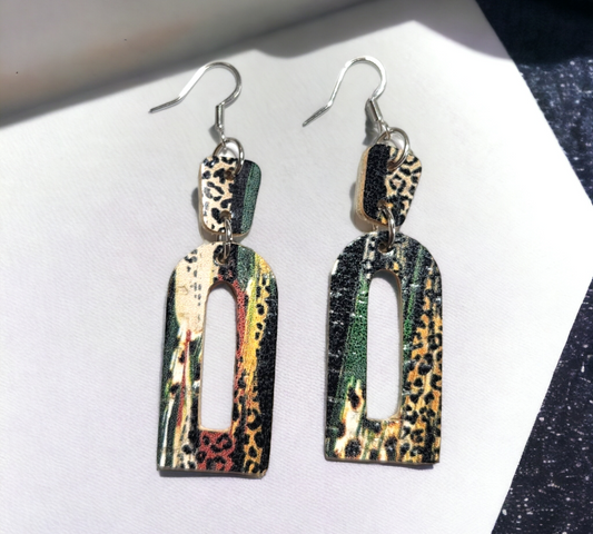 Wild Leopard Dangles