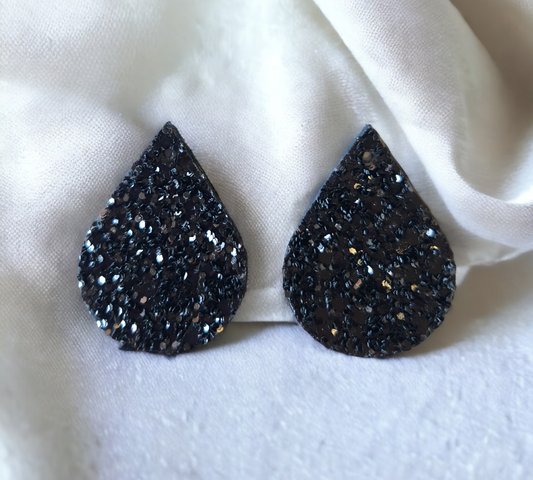 Glitter Teardrops