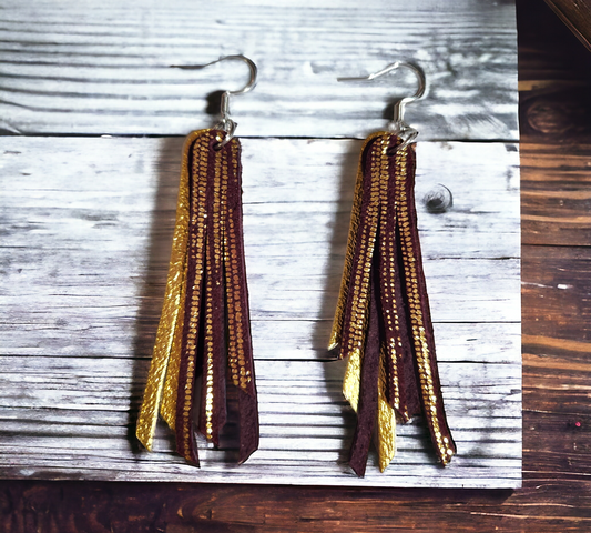 Burgundy Rainy Day Fringe