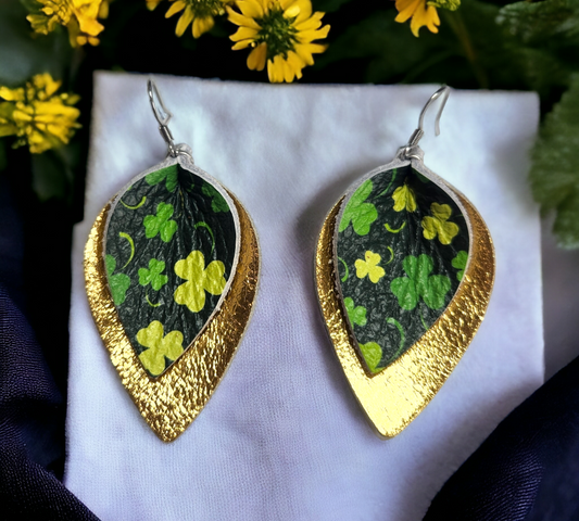 St. Patrick's Day folded teardrops