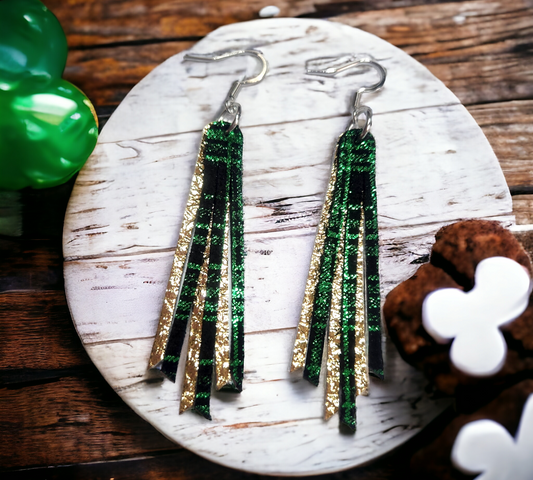 Green and Gold Fringe