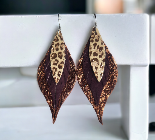 Rose Gold, Burgundy and Bronze Gladys