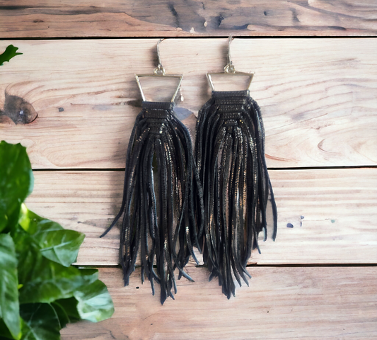 Black braided Fringe