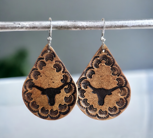 Branded Longhorn teardrops