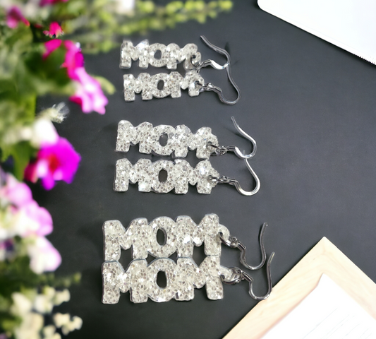 "MOM" Earrings