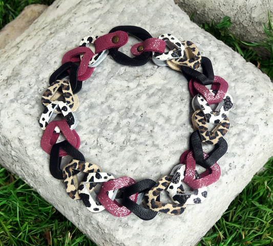 Purple, Leopard, Black, Cow print Headband