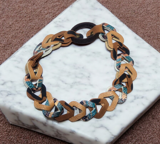 Brown Leopard Headband