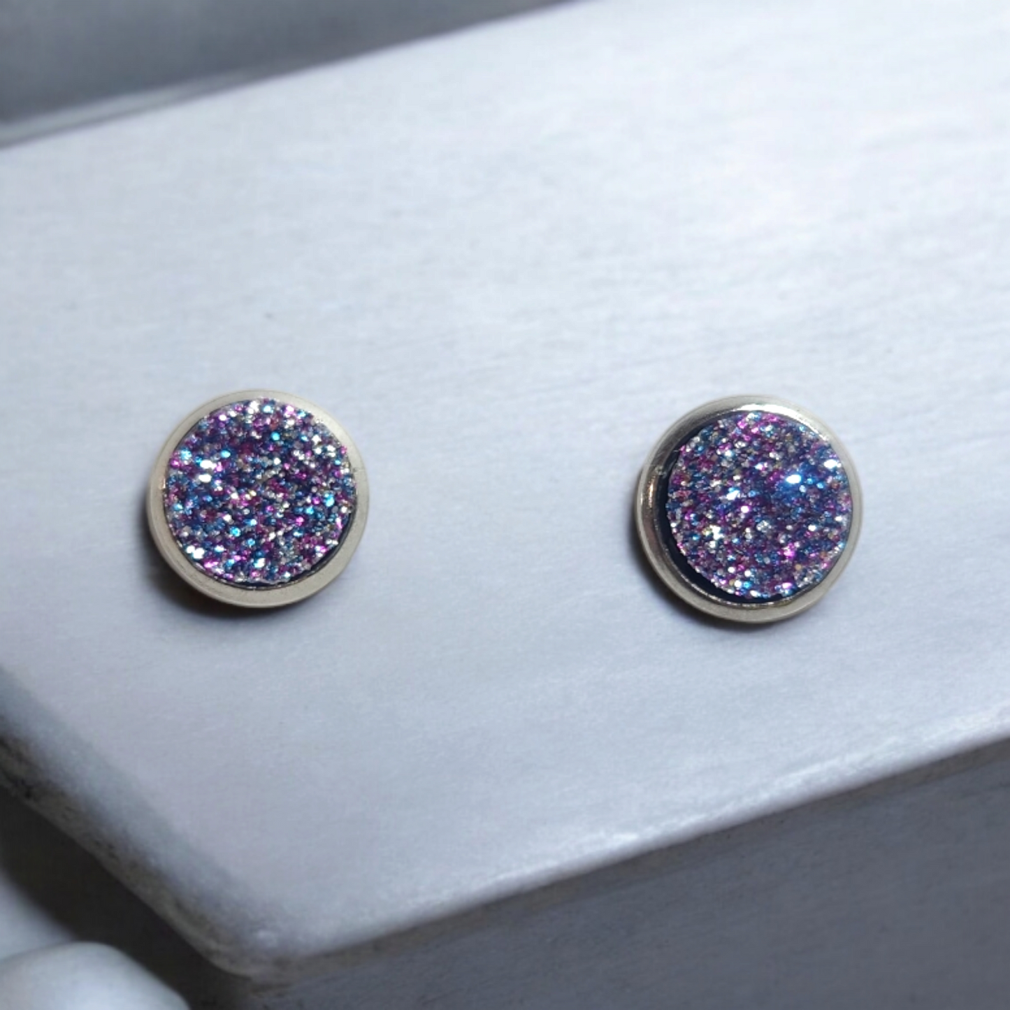 Aurora Purple Studs