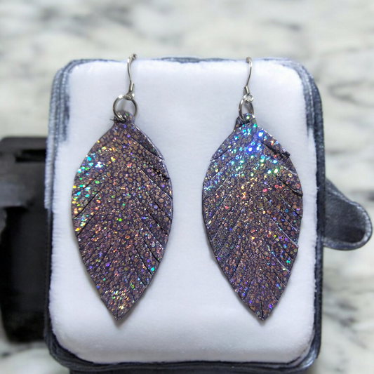 Iridescent Purple Jessica Fringe