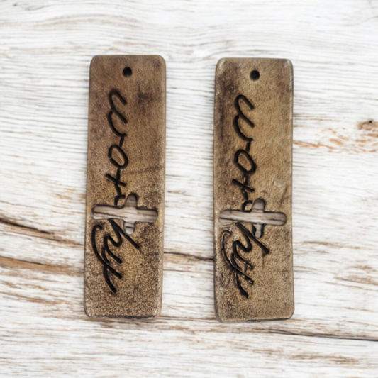 Antiqued Worthy Earrings