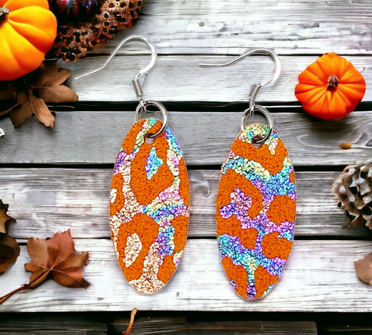 Orange Leopard Drops