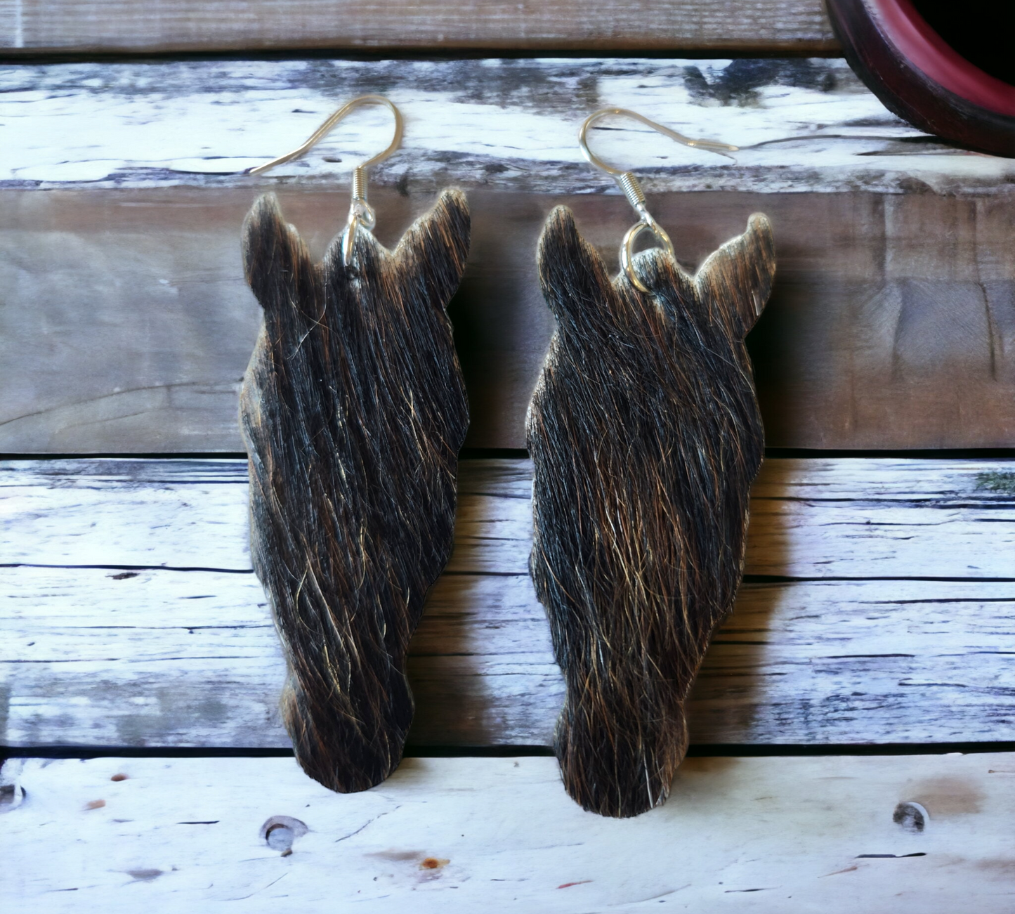 "Surprise" Horse Earrings