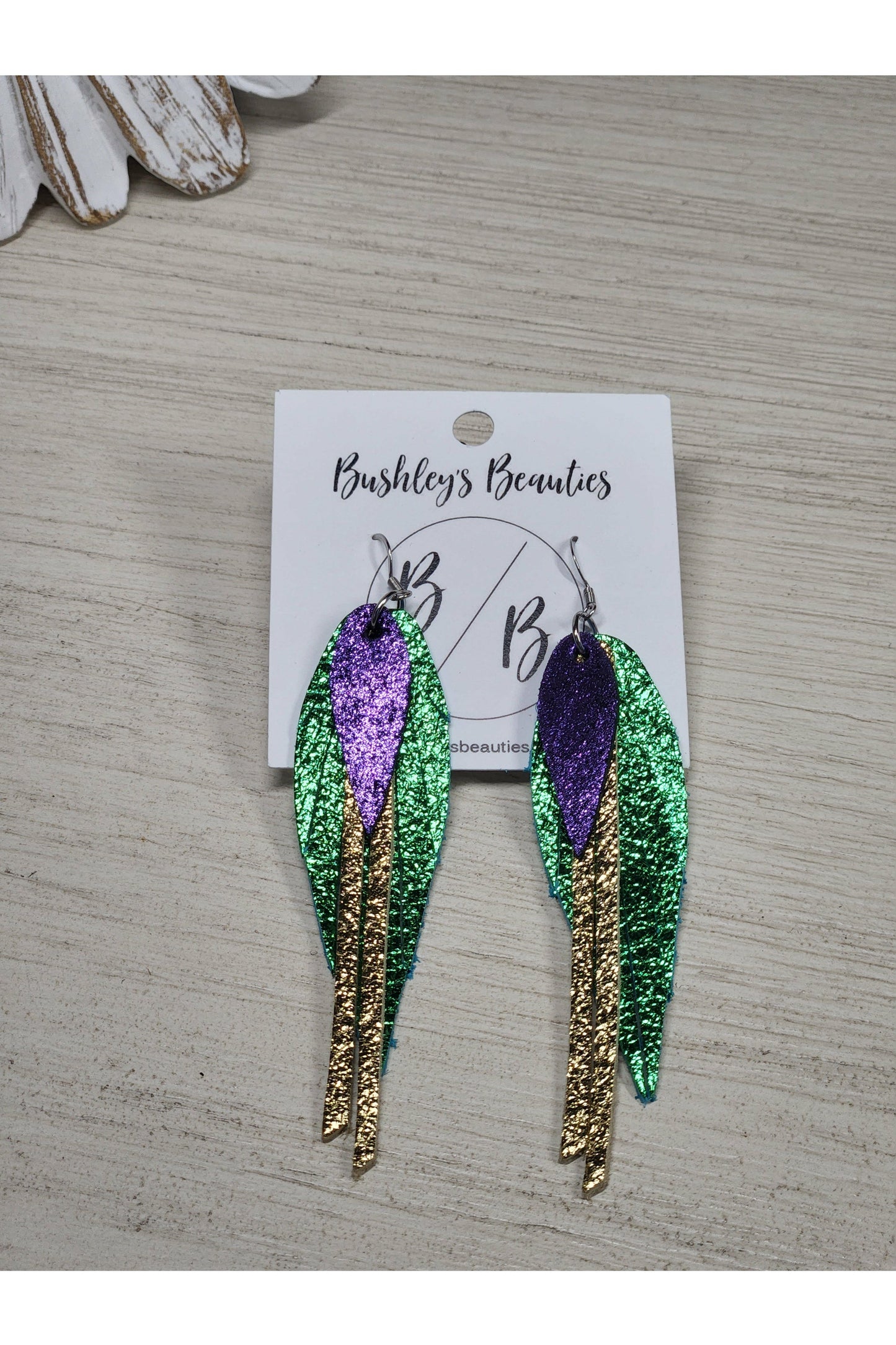 Mardi Gras Earrings