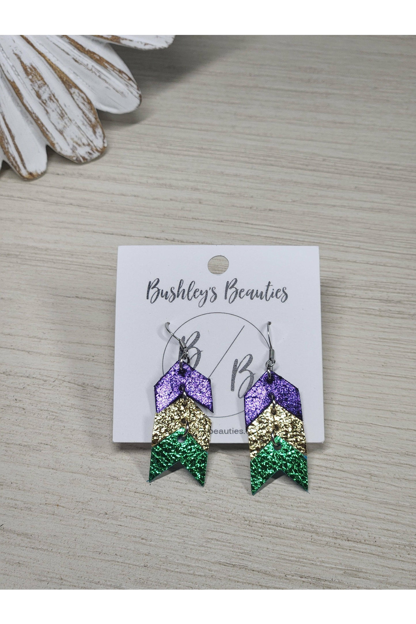 Mardi Gras Earrings
