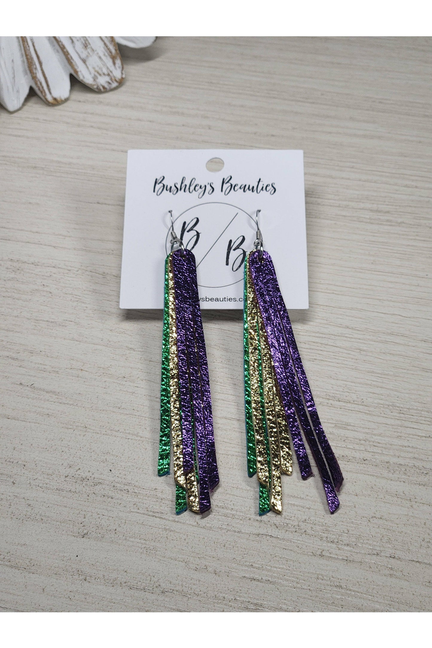 Mardi Gras Earrings