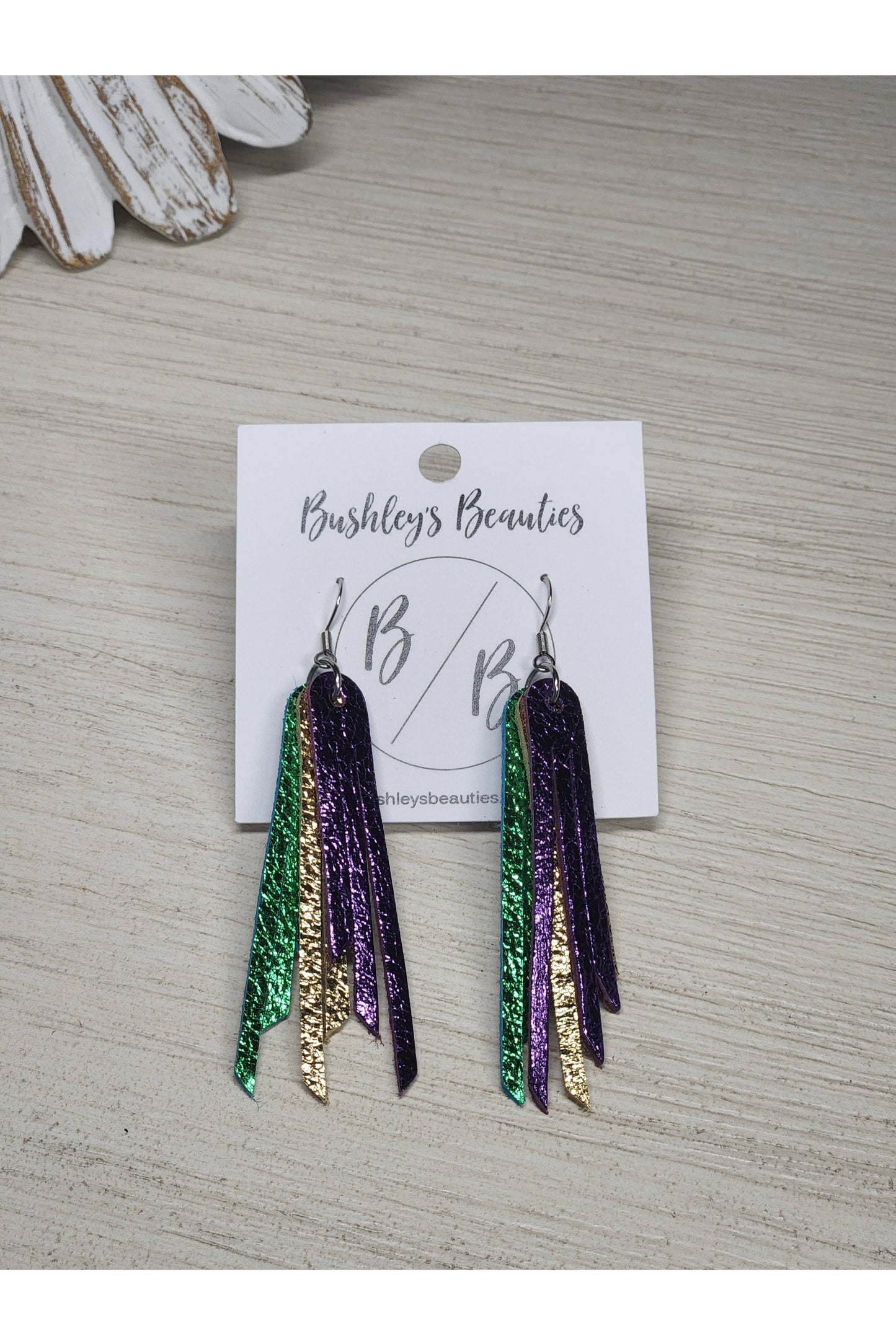 Mardi Gras Earrings