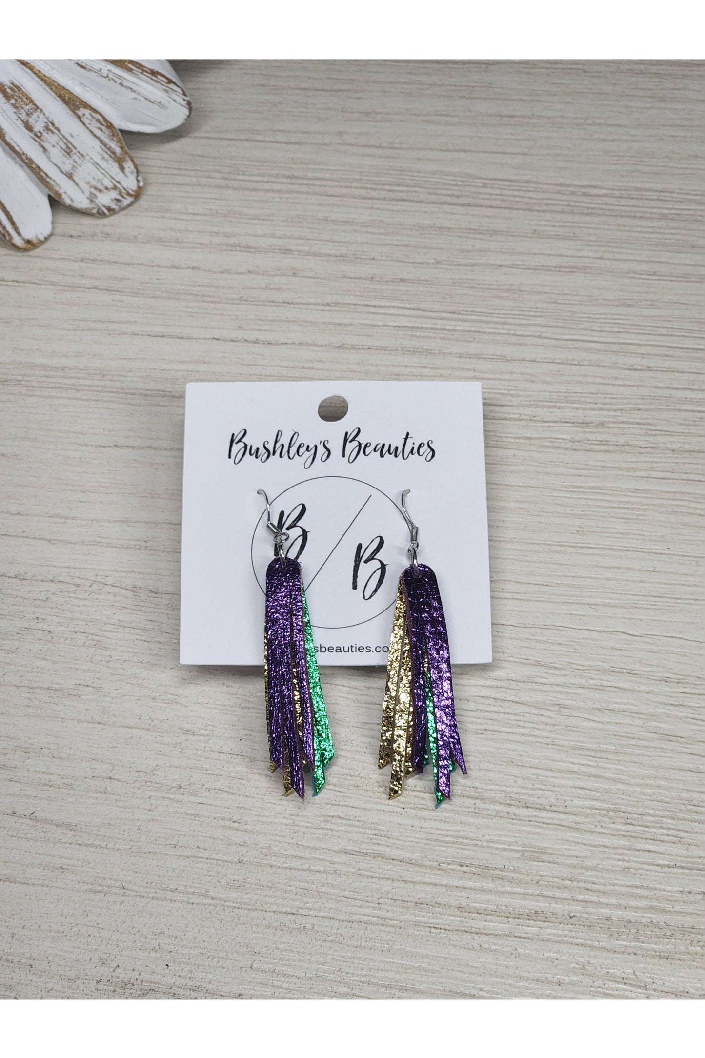 Mardi Gras Earrings