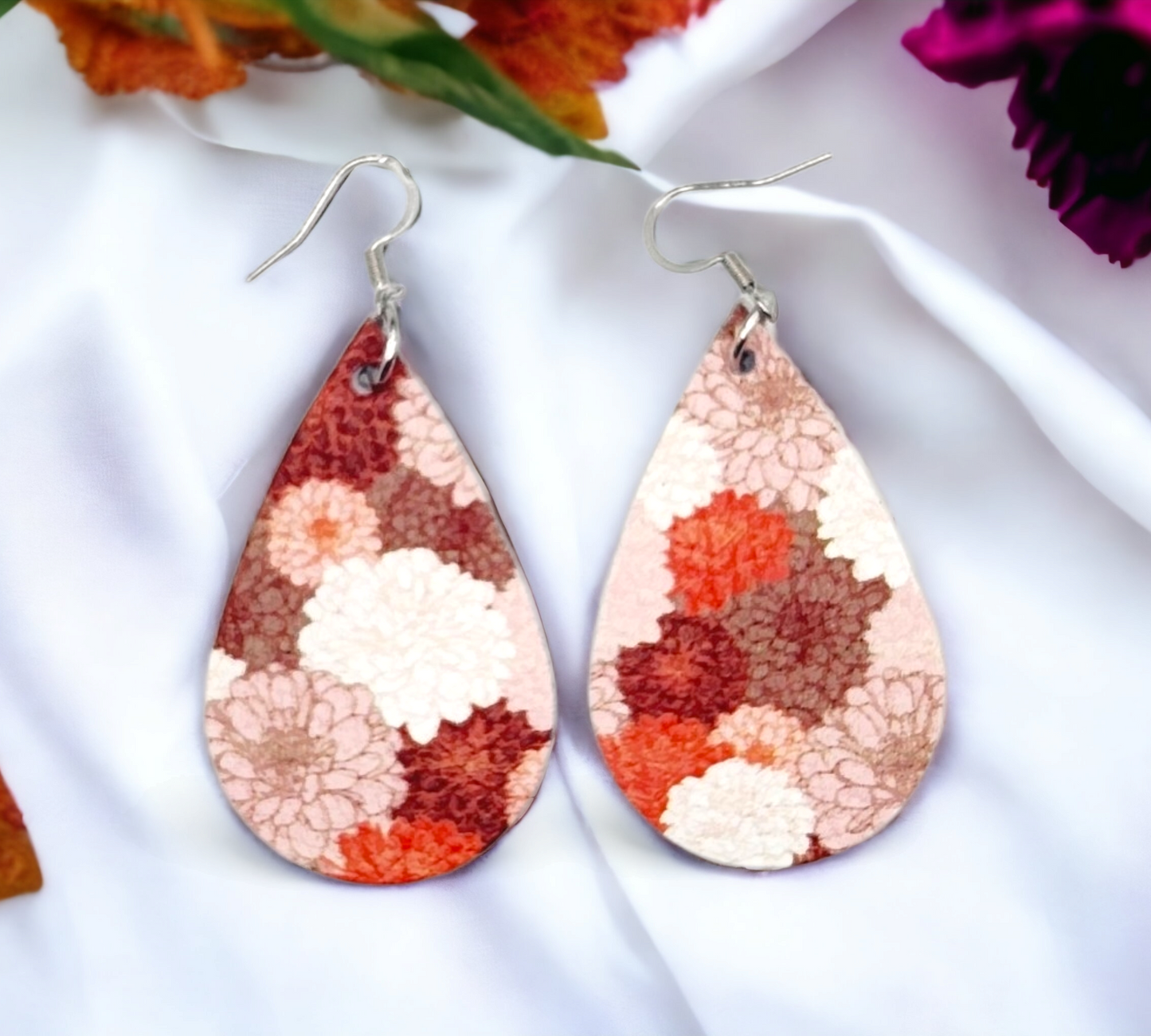 Chrysanthemum Floral Teardrops