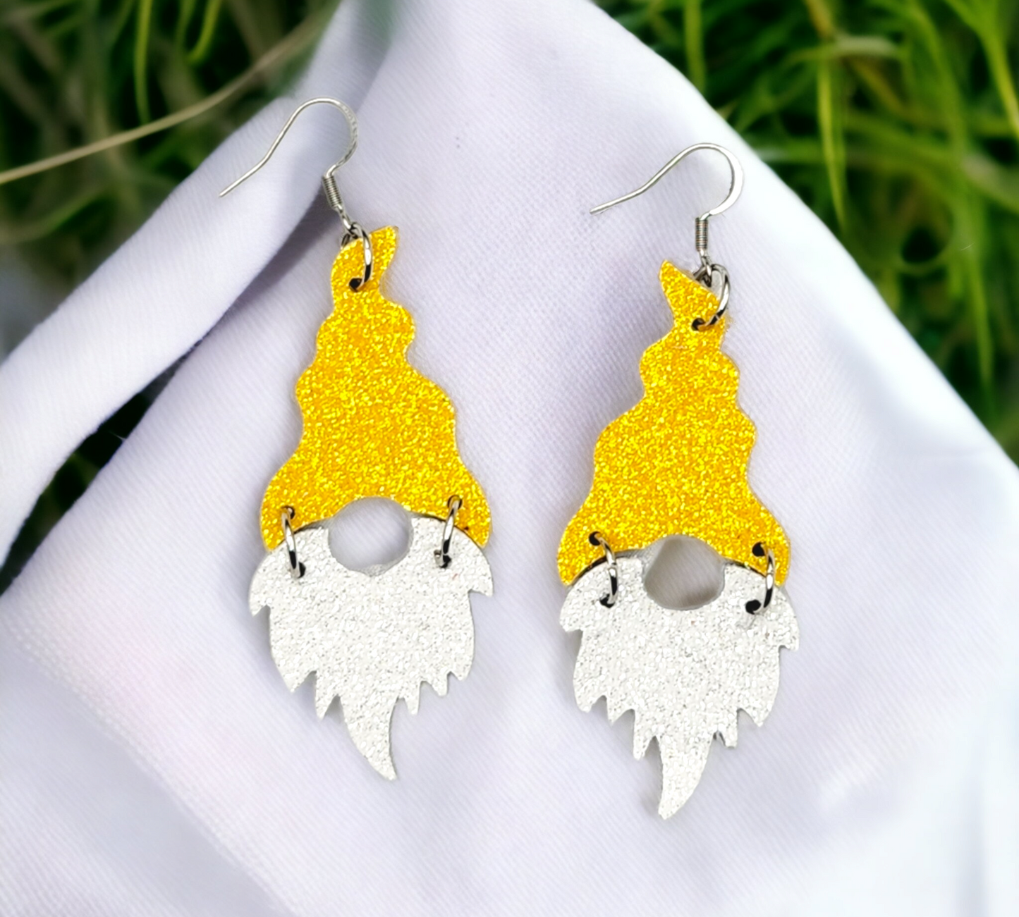 Yellow Glitter Gnomes