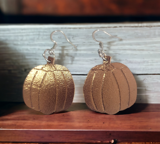 Bronze embossed pumpkins