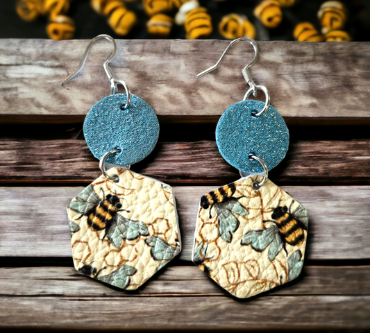 Honey Bee Earrings