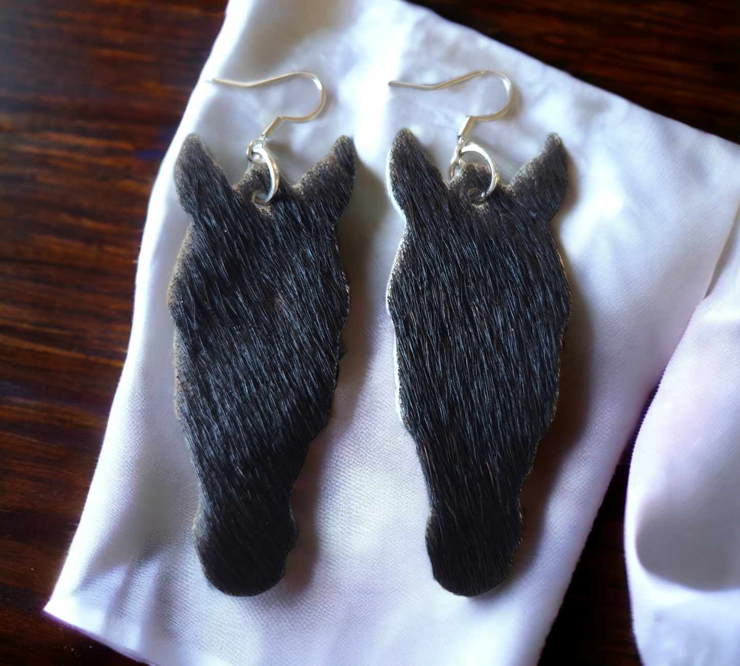 Black Horse Earrings