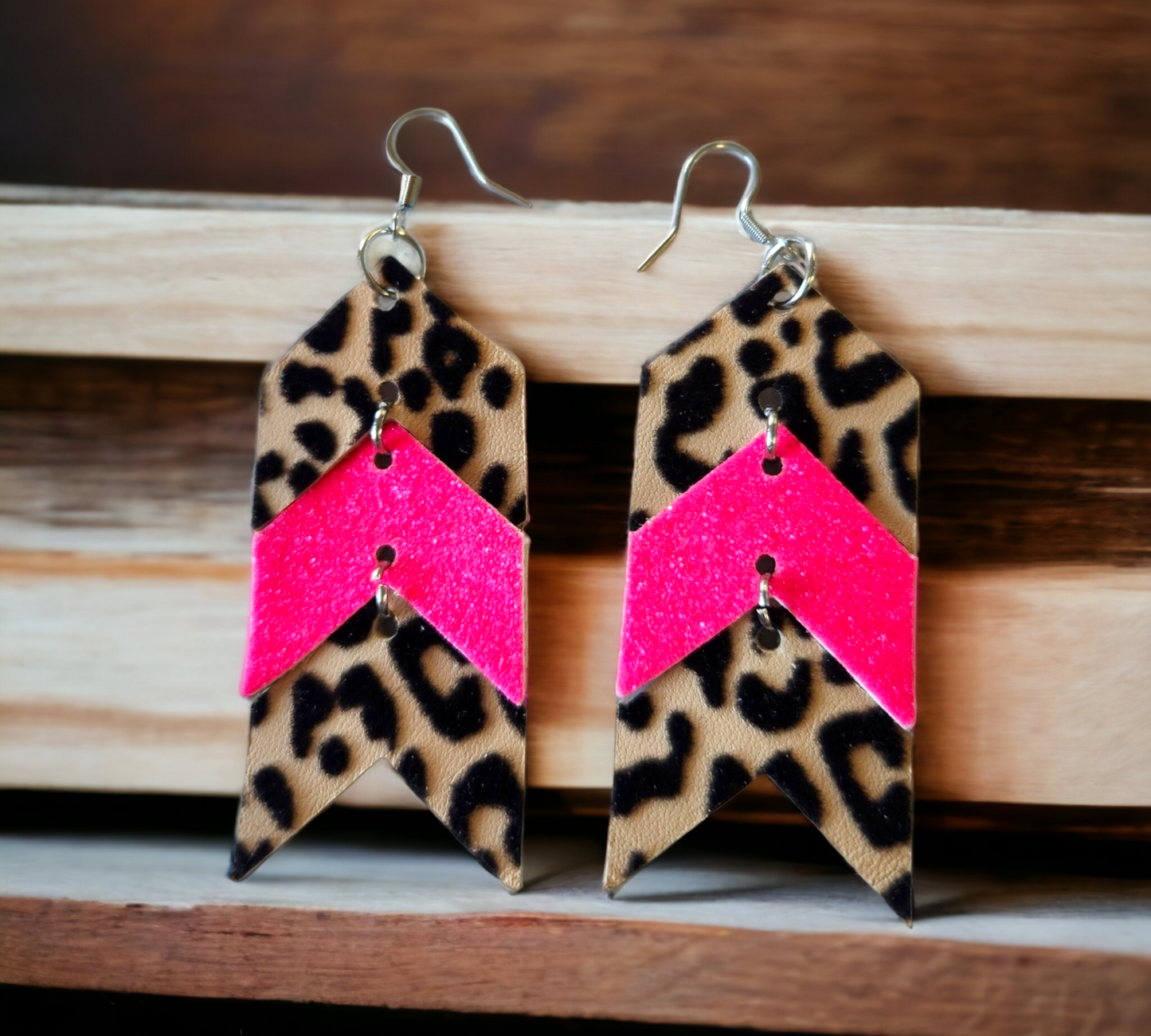 Leopard and Hot Pink Chevron