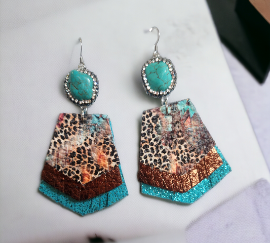 Triple Fringe Earrings