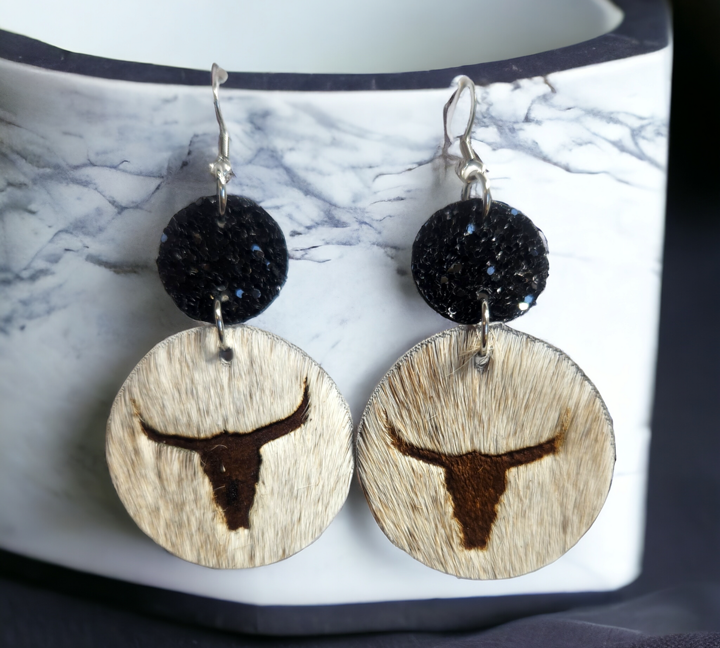 Branded Longhorn Stacked Circles