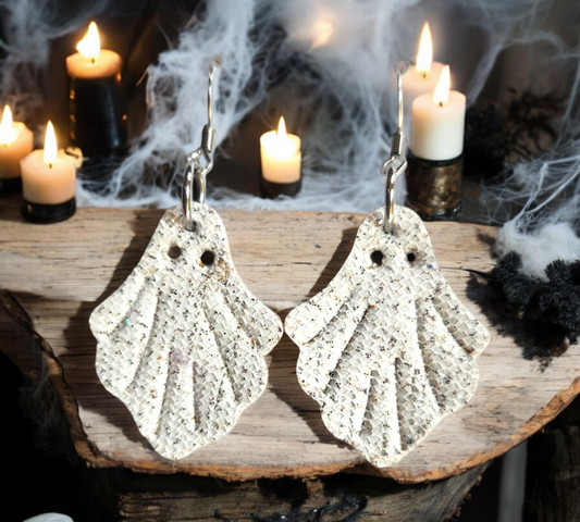 Bougie Ghosts White & Silver Cork