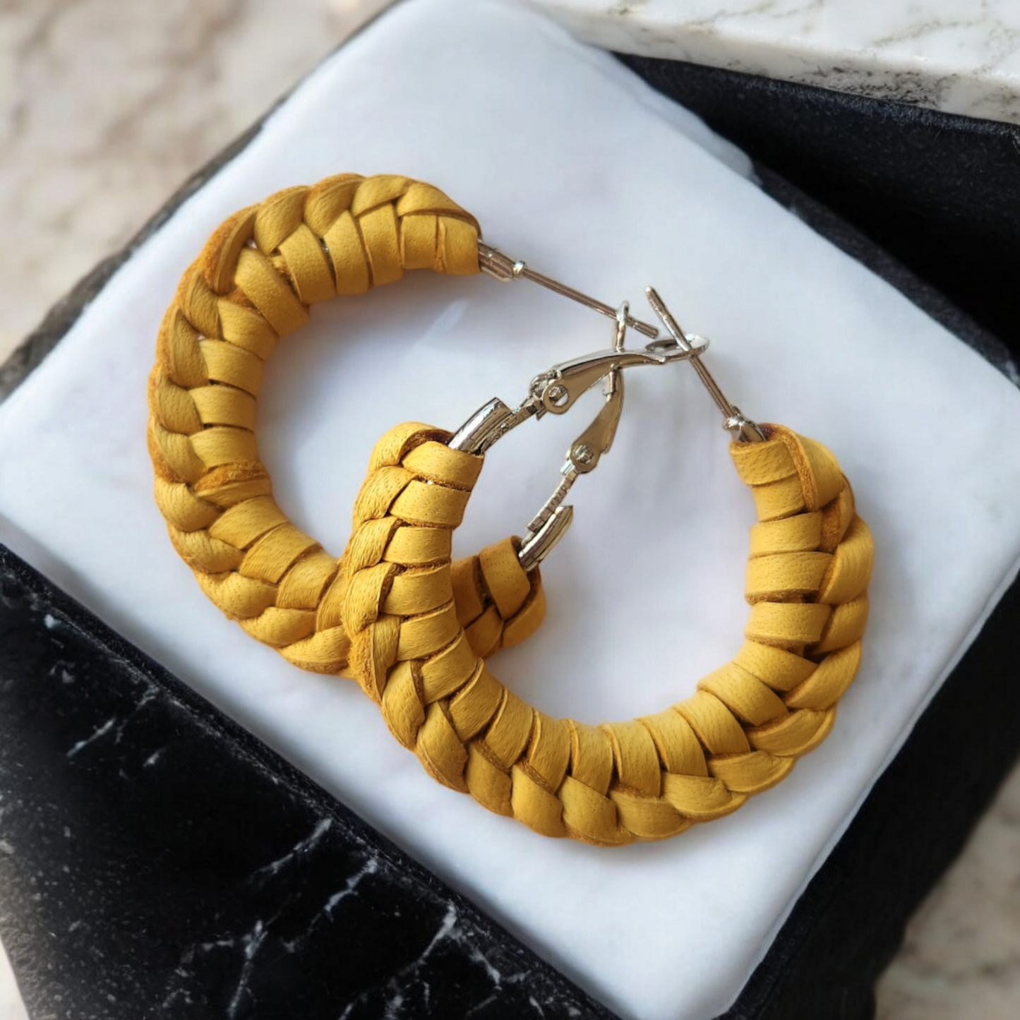 Braided Hoop Earrings (SM)