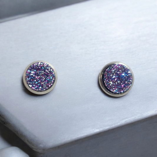 Aurora Purple Studs