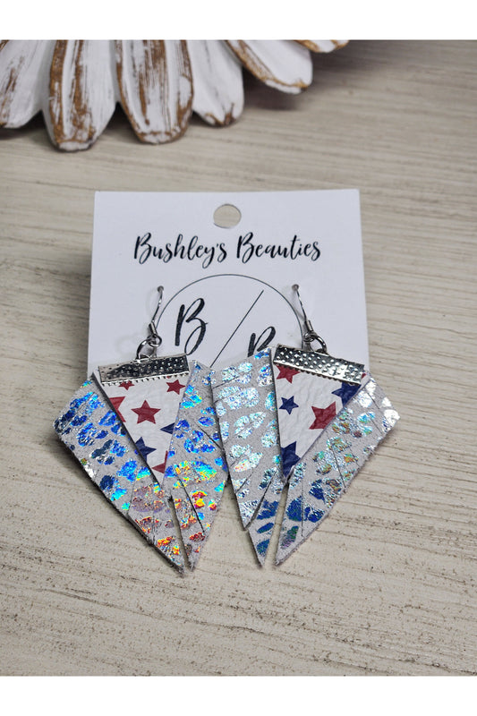 4th of July Boho Earrings