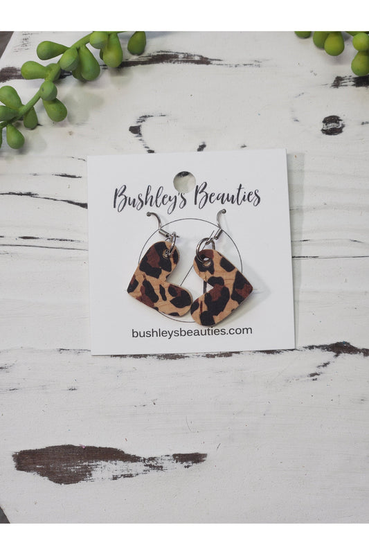 Leopard Cork Hearts